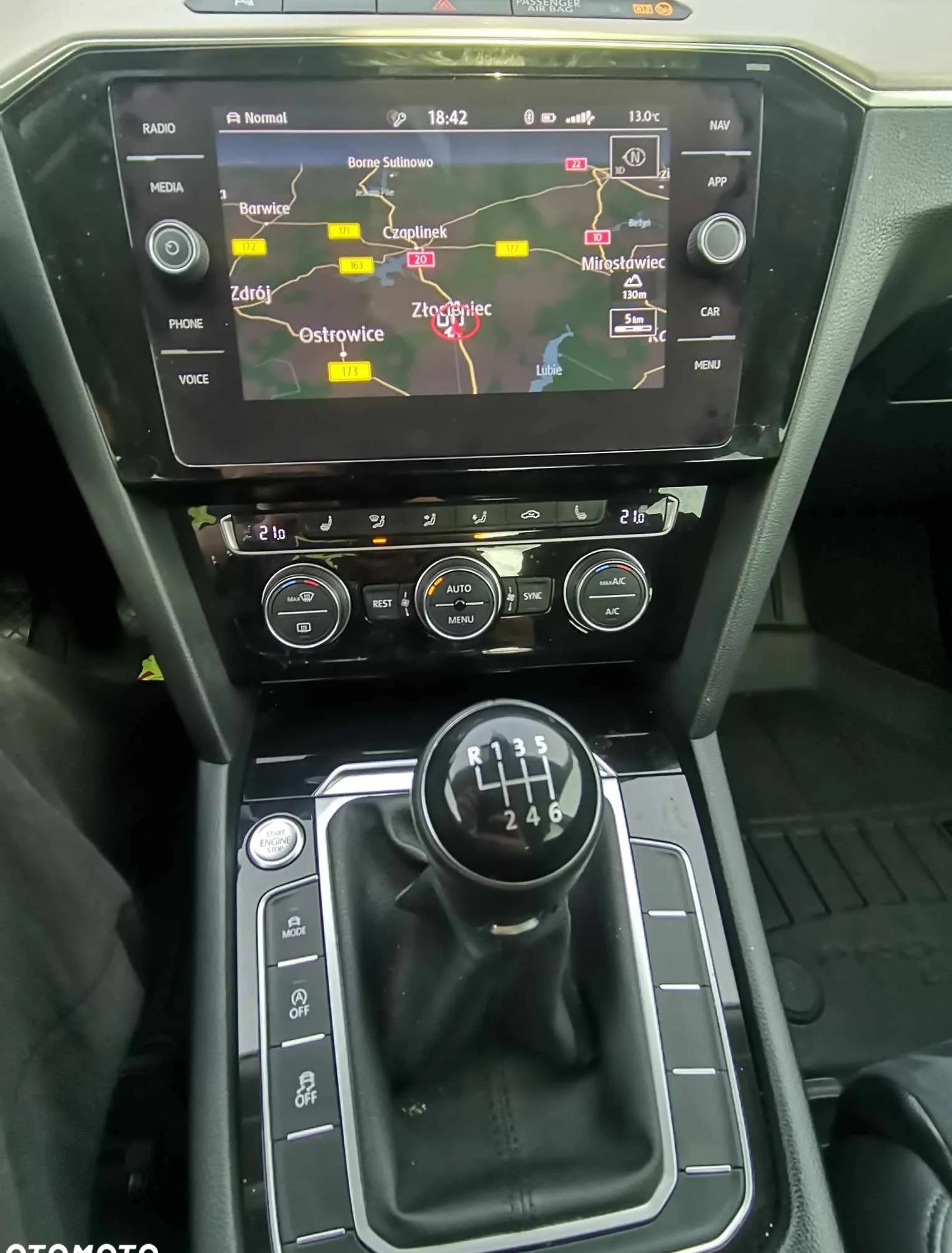 Volkswagen Passat cena 78500 przebieg: 219225, rok produkcji 2017 z Złocieniec małe 277